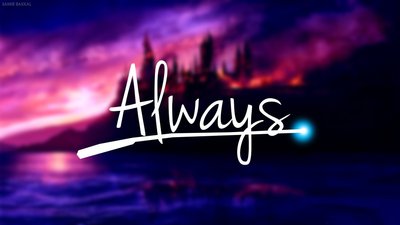 Always Harry Potter2016 High Quality HD Wallpaper with White Text