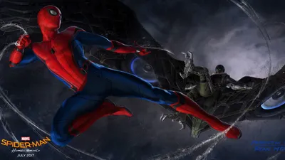 Download Marvels SpiderMan Homecoming HD Wallpaper  Best Superhero Movie Background in 4K  5K