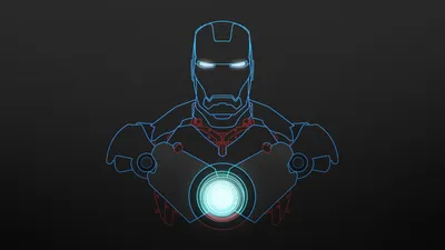 Iron Man Blueprint Design Abstract Marvel Technology HD Wallpaper