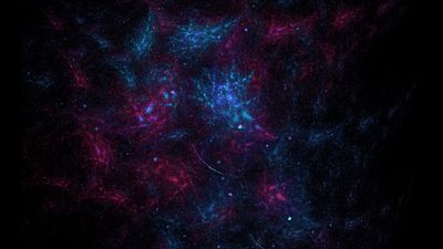 Abstract Fractal Psychedelic Galaxy Stars Wallpaper  HD 1080p Digital Art for Desktop  Mobile  Free Download