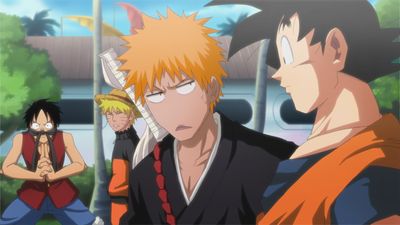 1080p HD Wallpaper Anime Crossover featuring Bleach Dragon Ball Goku and more