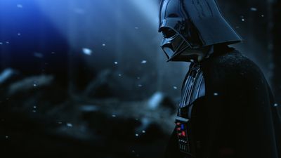 HD Wallpaper Star Wars Darth Vader Digital Illustration  1080p Blurred Evil Sith Villain in Dark Armor