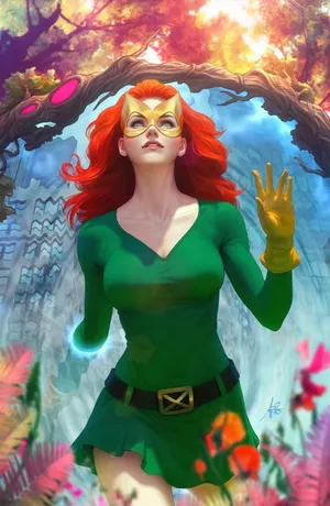 Download Artgerms Jean Grey Phoenix XMen HD Wallpaper  Free in 1080P 2K 4K 5K for Desktop  Mobile