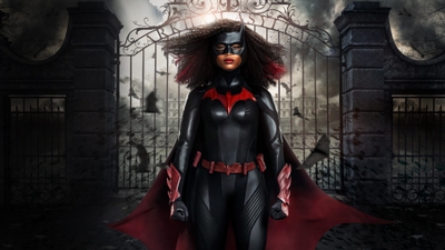 Gothic Vigilante Batwoman Season 3 Fan Artistic Background