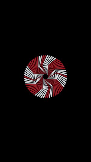 Mobile HD Wallpaper Black Background Minimalism Digital Art Abstract Portrait Display  Umbrella Corporation and Geometric Shapes