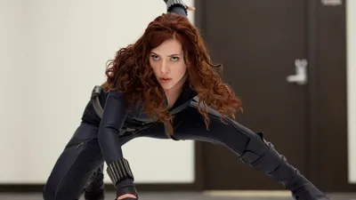 Scarlett Johansson as Black Widow in Iron Man 2 HD Superheroine Wallpaper