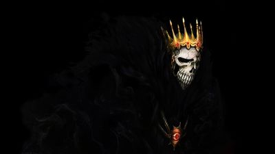 Skull Wearing Gold Crown Digital Wallpaper Bleach Death Barragan Luisenbarn  HD 1080p Wallpaper for PC  Mobile  Free Download