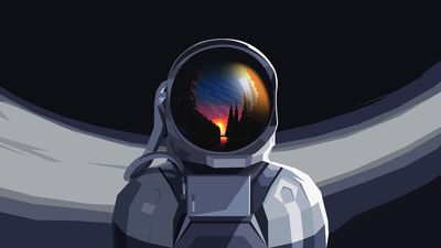 Explore the Depths of Space with this Stunning 1080p HD Wallpaper Featuring Byrotek Digital Art Black Holes Astronauts and Space Cadets