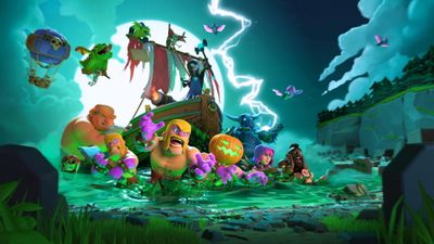 4K HD Wallpaper Clash of Clans Halloween Barbarian in Supercell Games  Free Download for PC Mobile and Tablet