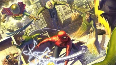 Alex Ross Sinister Six Stunning HD SpiderMan Villain Wallpaper  Free Download for PC Mobile  Tablet in 1080P to 5K