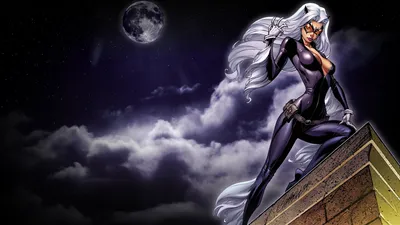 Black Cat Marvel Comics HD Wallpaper  Free Download in 1080p 2K 4K and 5K for Desktop PC Mobile  Tablet