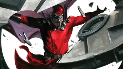 Magneto Helmet CloseUp HD Wallpaper  Marvel Comics XMen Theme in Red