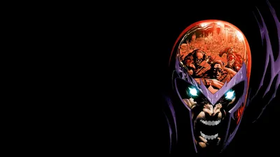 Download Marvels Magneto Illustration HD Wallpaper  XMen Comics Theme with Black Background for Desktop  Mobile