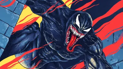 Download Free HD Venom Wallpaper from Marvel Comics in 4K and 5K Resolutions for Desktop and Mobile Devices