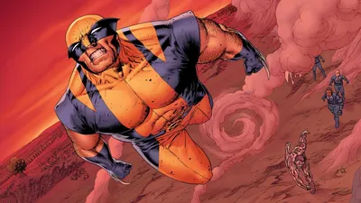 Wolverine Marvel Comics HD Wallpaper A Dynamic Desert Fashion Scene