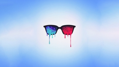 Trendy Drippy Sunglasses Cool Glasses Wallpaper Design