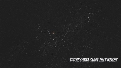 Youre Gonna Carry That Weight Text Cowboy Bebop Wallpaper in HD 1080p Night Sky and Space