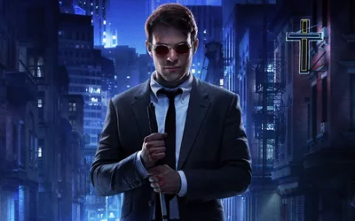 Stylish Man in Suit Amidst Skyscrapers HD Wallpaper  Featuring Daredevils Charlie Cox