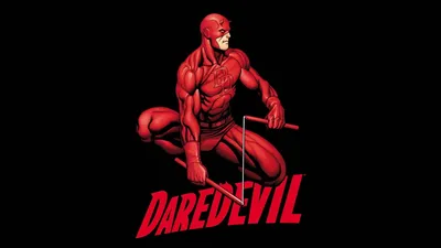 Daredevil Marvel Superhero HD Wallpaper Black Background  Comic Art  Free Download