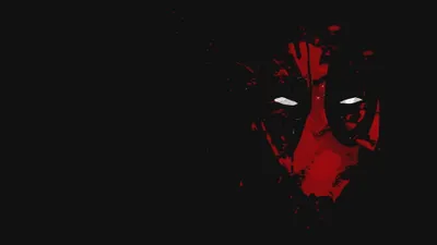 Deadpool Marvel HD Wallpaper Minimalist Black Design for Desktop  Mobile  Free Download in 1080P 2K 4K 5K