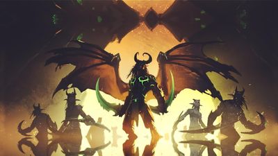 HD Wallpaper DOTA 2 Terrorblade and Demon Hunter WoW  Spooky Halloween Celebration in World of Warcraft