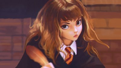 HD Wallpaper Digital Art of Hermione Granger from Harry Potter  Free Download 1080p