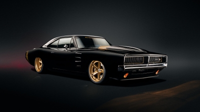 Customized 1969 Ringbrothers Dodge Charger Tusk Muscle Car Art