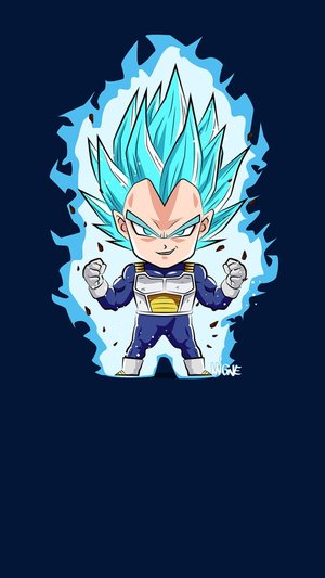 Super Saiyan Vegeta Illustration Dragon Ball Super HD Wallpaper for Mobile