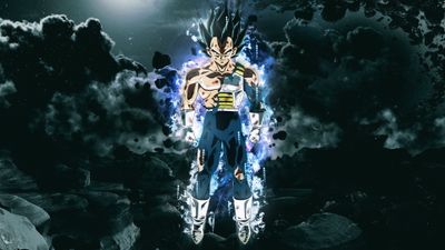 Dragon Ball Z Vegeta Digital Wallpaper HD 4K Ultra Instinct Dragon Ball Super Design