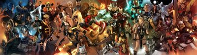 Marvel Heroes Wallpaper Dual Monitors Multiple Display  HD Marvel Comics Backgrounds for WideScreen  Free Download