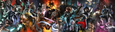 Marvel Characters Dual Monitor Wallpaper XMen and Heroes in Stunning HD