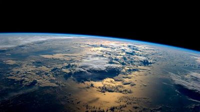 Stunning Earth Seen From International Space Station WQHD  HD Wallpaper Free Download  2560x1440px 32616KB