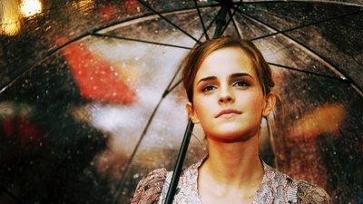 Emma Watson Umbrella Stunning HD Wallpaper with Harry Potter and England Vibes  Free Download in WQHD