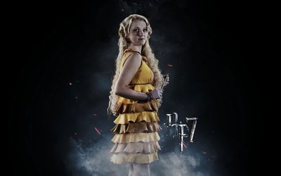 HD Wallpaper Evanna Lynch as Luna Lovegood in Harry Potter and the Deathly Hallows