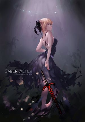 Mobile HD Wallpaper Saber Alter Digital Wallpaper from Fate Series  Free Download in 1080P 2K 4K and 5K Resolutions