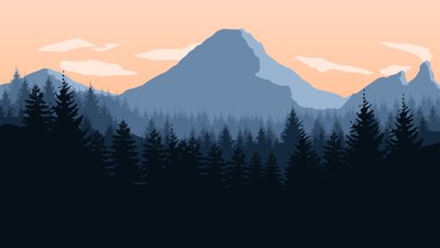 Gray Mountain Wallpaper Firewatch Mountains Forest  Sky  HD 1080p Landscape