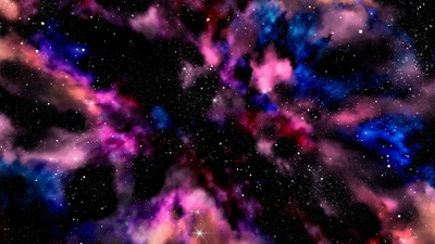 Starry Night Sky Cosmic Galaxy Astronomy Background