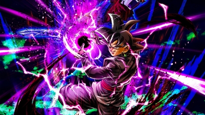 Ultimate Power Goku Black Dragon Ball Legends HD Background