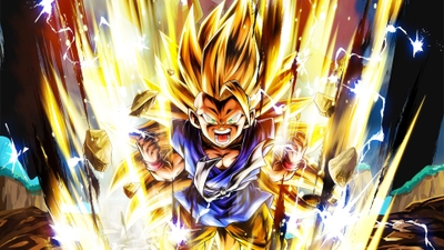 Powerful Super Saiyan 3 Kid Goku Epic Anime Transformation