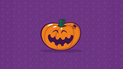 Spooky and Sweet Smiling Halloween Pumpkin Delight