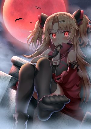 HD Wallpaper Halloween Anime Girls with Witch Hats and ThighHighs in Blonde Moonlit Fantasy  Free Download  1080P 2K 4K 5K