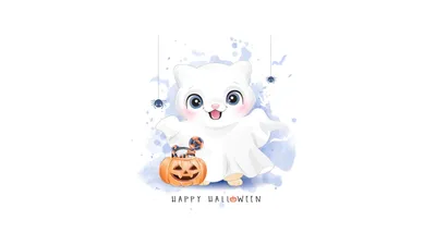 Download Cute Happy Halloween Wallpaper in 5K  Perfect for Computers Mobile Phones iPhone  iPad