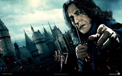 Harry Potter and the Deathly Hallows Wallpaper featuring Severus Snape and Alan Rickman in HD 1080p