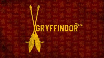 Gryffindor Logo HD Wallpaper with Harry Potter Broom Snitch  Illustration