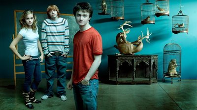 Harry Potter Movie Still Wallpaper Daniel Radcliffe Emma Watson Rupert Grint in HD 1080p