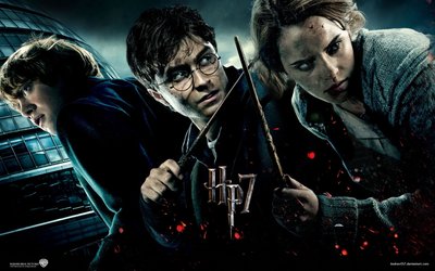 Harry Potter 7 Wallpaper featuring Emma Watson Ron Weasley and Hermione Granger  HD 1080p Quality