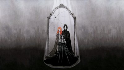 HD Wallpaper Female and Male Standing Near Mirror in Harry Potter and the Deathly Hallows