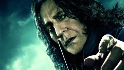 Harry Potter and the Deathly Hallows Part 1 HD Wallpaper  Alan Rickman as Severus Snape in a Captivating Portrait