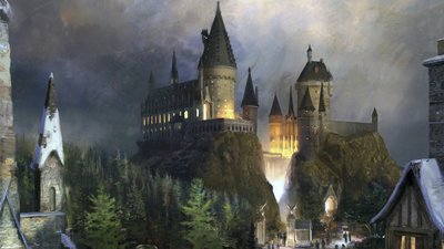 Harry Potter Hogwarts Castle Stunning 5K HD Wallpaper with Fantasy Architecture