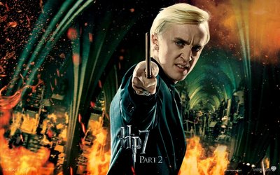 HD Wallpaper Harry Potter Magic and Deathly Hallows Movie Posters Featuring Tom Felton as Draco Malfoy